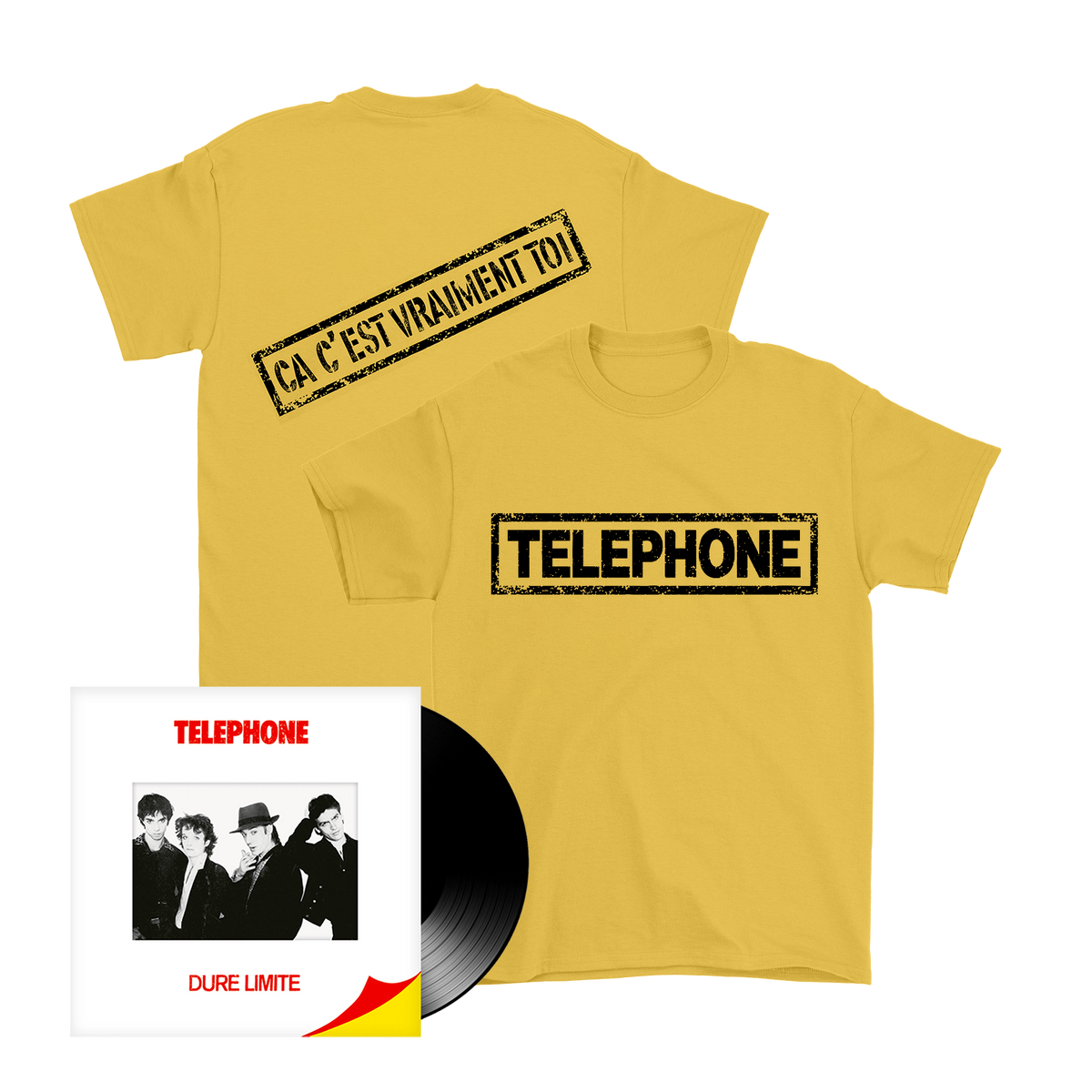 Pack T-Shirt "ça c'est vraiment toi" + l'album Vinyle "Dure Limite"