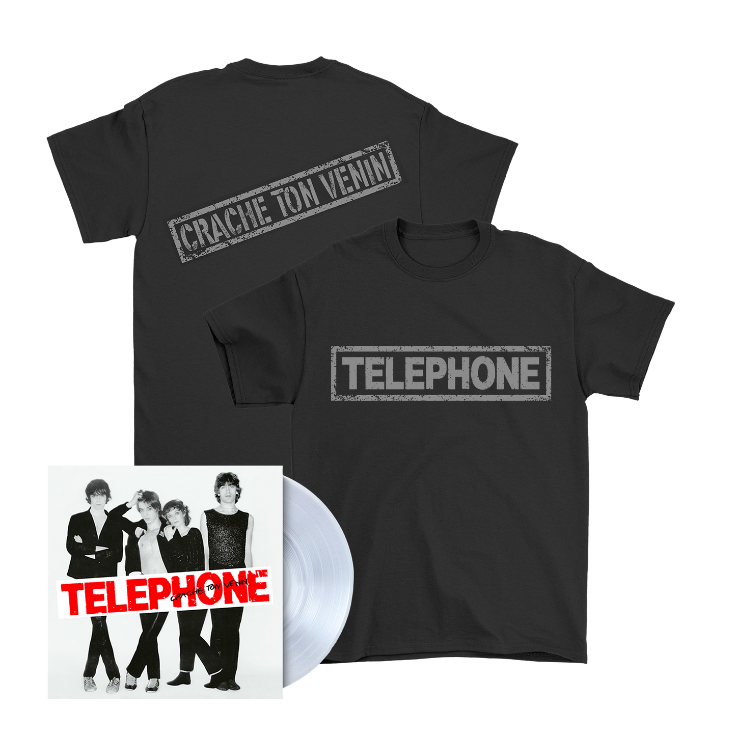 Pack T-Shirt "Crache ton Venin" + l'album Vinyle " Crache ton Venin"