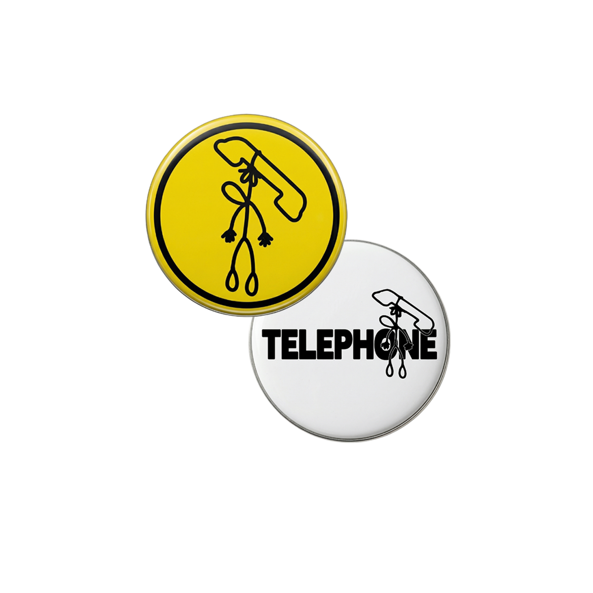 Lot de 2 badges