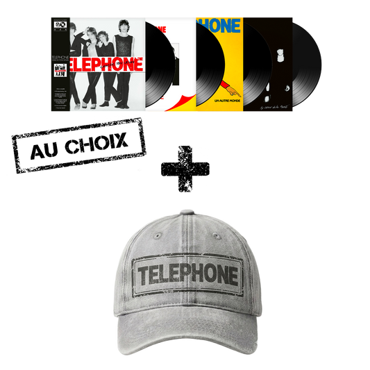 Pack Casquette + Black Vinyle au choix