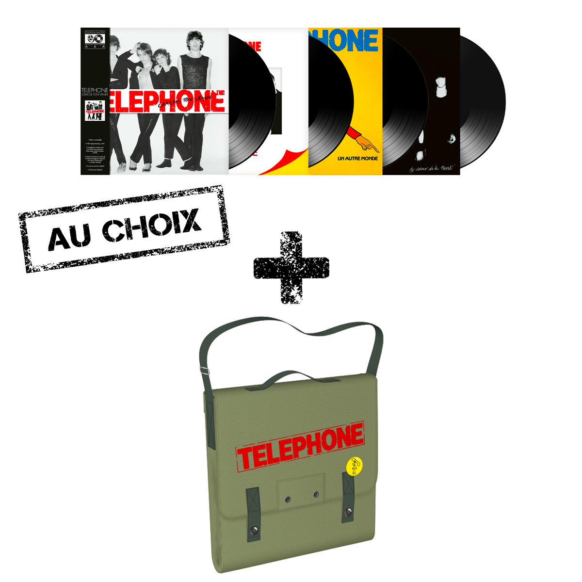 Pack Sac + Black Vinyle au choix