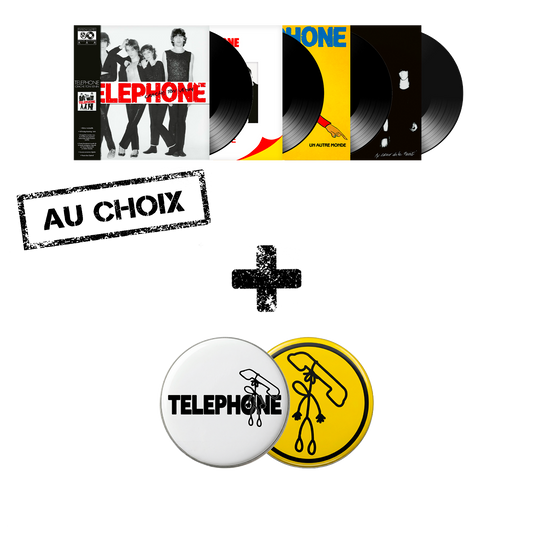 Pack Badge + Black Vinyle au choix