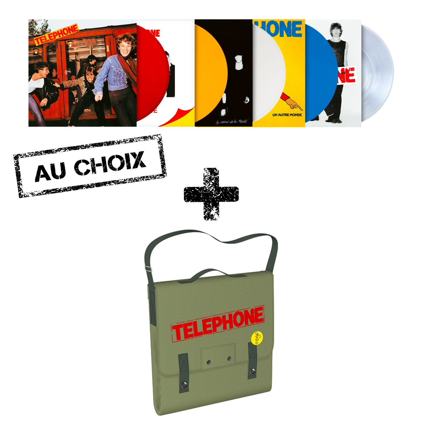 Pack Sac + Vinyle couleur au choix