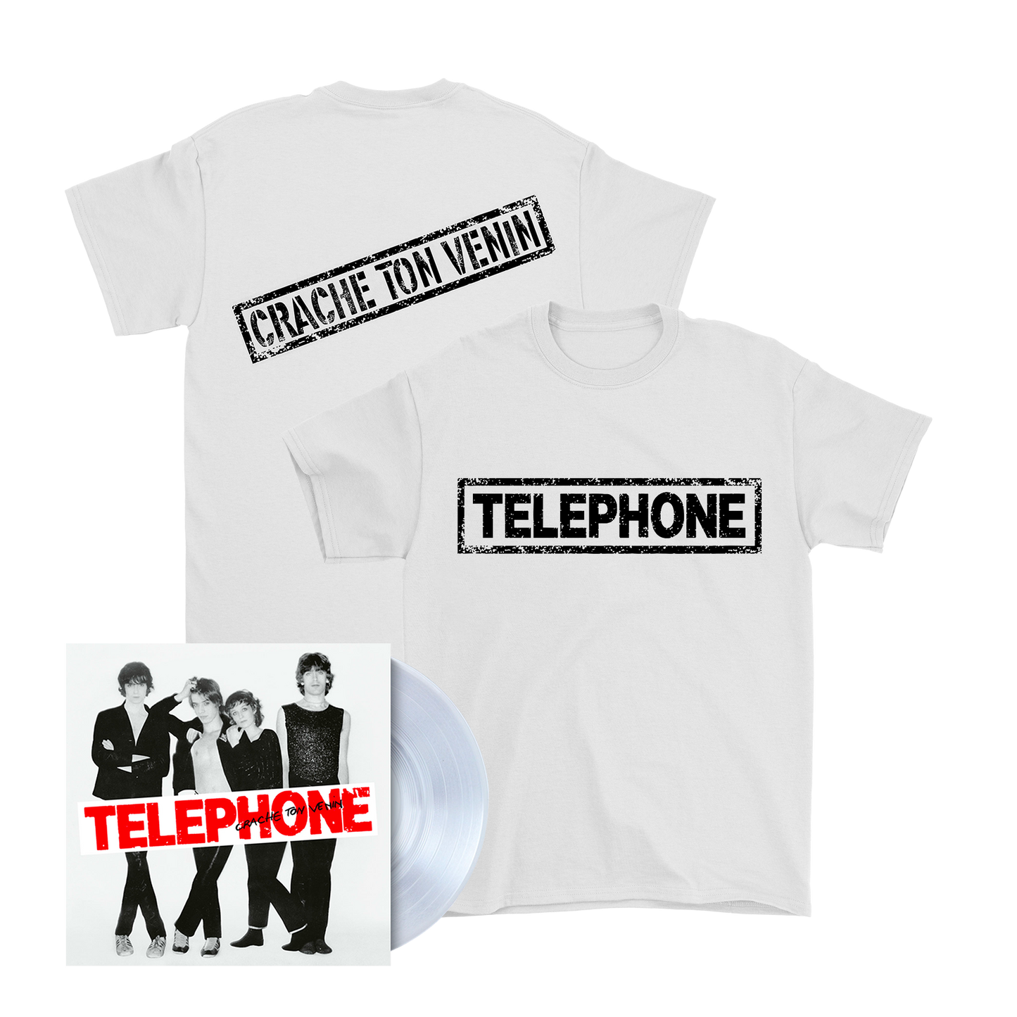 Pack T-Shirt "Crache ton Venin" + l'album Vinyle " Crache ton Venin"