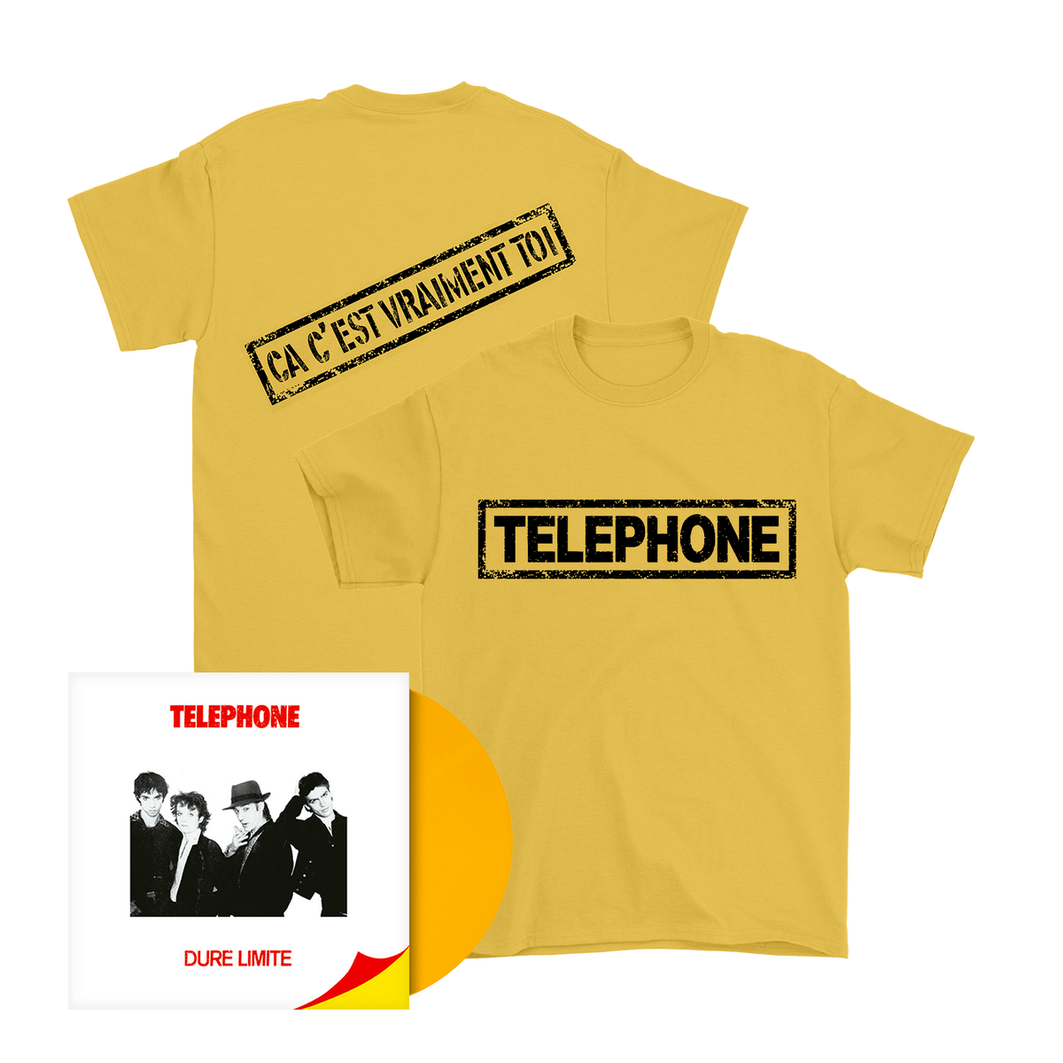 Pack T-Shirt "ça c'est vraiment toi" + l'album Vinyle "Dure Limite"