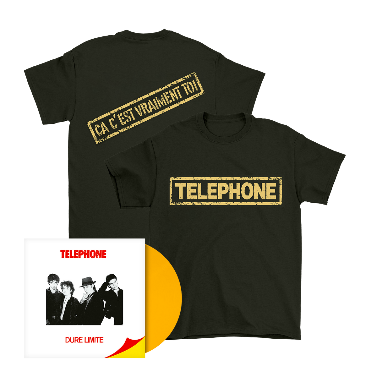 Pack T-Shirt "ça c'est vraiment toi" + l'album Vinyle "Dure Limite"