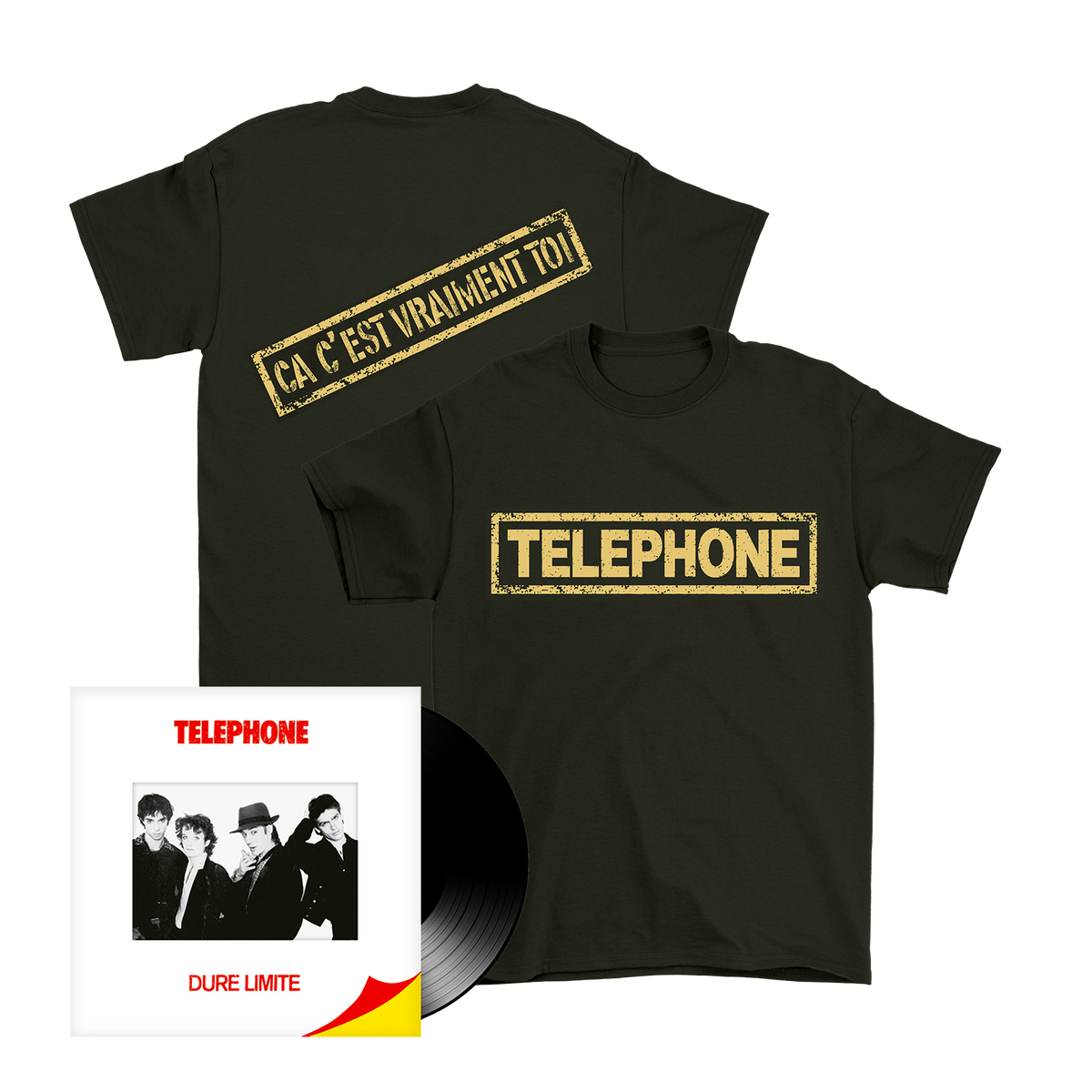 Pack T-Shirt "ça c'est vraiment toi" + l'album Vinyle "Dure Limite"